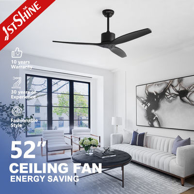 acheter Ventilateur de plafond en bois massif élégant et élégant alimenté par moteur CC avec télécommande fabrication en ligne