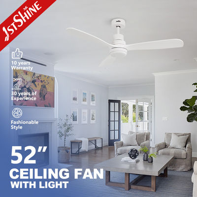 acheter 1stshine Ventilateur de plafond en bois massif à lame avec économie d'énergie AC et lumières LED fabrication en ligne