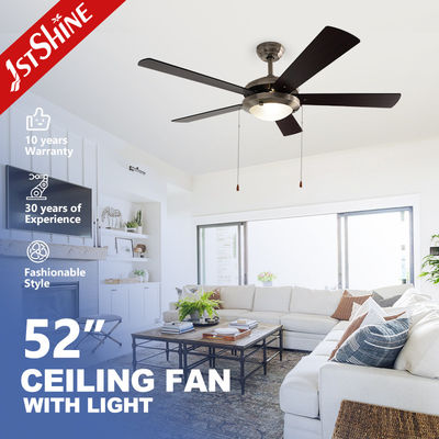 acheter Ventilateur de plafond classique de 52 pouces avec lumière LED et contrôle de la chaîne de traction fabrication en ligne