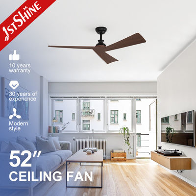 acheter Finition noire moteur CC 6 vitesses télécommande 3 lames ABS ventilateur de plafond sans lumière fabrication en ligne