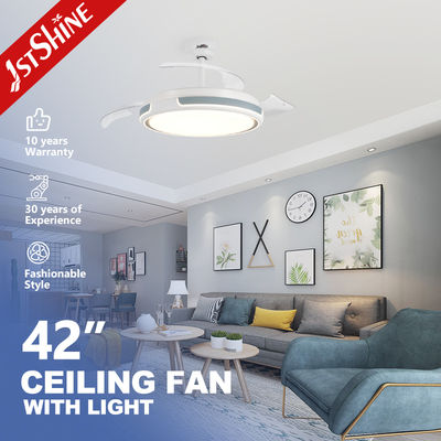 acheter Ventilateur de plafond LED intérieur de 42 pouces avec lames invisibles et commutateur de télécommande fabrication en ligne