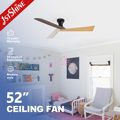 acheter Ventilateur de plafond en plastique – Économie d'énergie, pales bicolores de 52 pouces, moteur CC, sans lumière fabrication en ligne