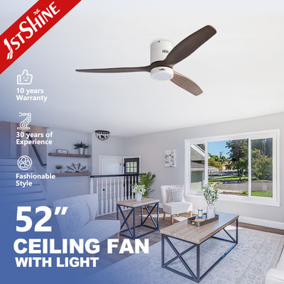 acheter 52 Inches Flush Mount LED Ceiling Fan With Light For Hotel fabrication en ligne