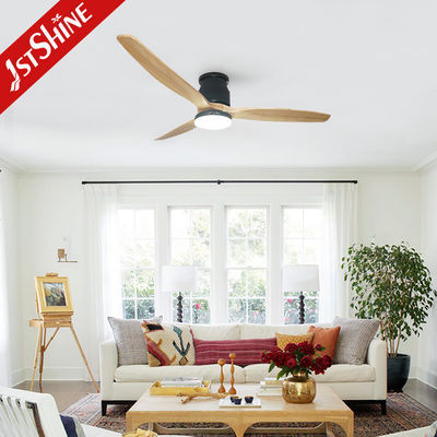 La fan de plafond menée avec à télécommande, 52 pouces rincent monter le moteur tranquille de C.C