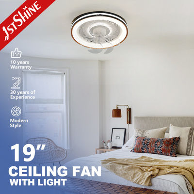 Bon prix 2 ventilateurs de plafond à LED avec tête d'oscillation à 360 degrés et matériau de lame en plastique transparent ABS en ligne