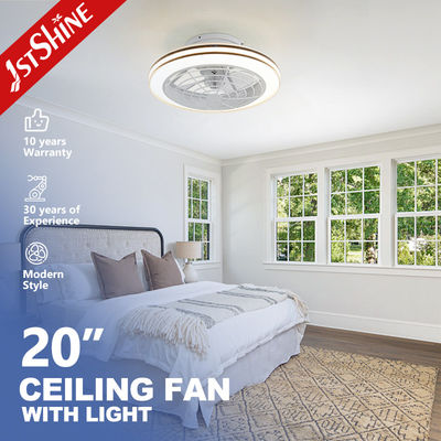 20 pouces/PEM basse tension LED plafond de ventilateur lumière avec support plus faible et le diamètre du ventilateur