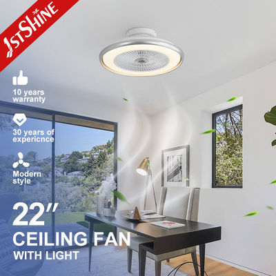 Bon prix 10- 1stshine ventilateur de plafond LED avec anneau décoratif amovible et éclairage atténuable en ligne
