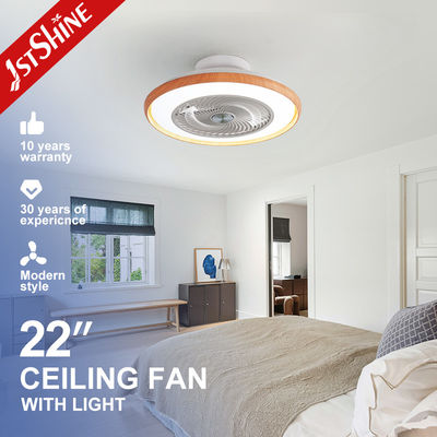 Contrôle intelligent Ventilateur de plafond LED sans lame Style moderne Moteur CC Dimmable