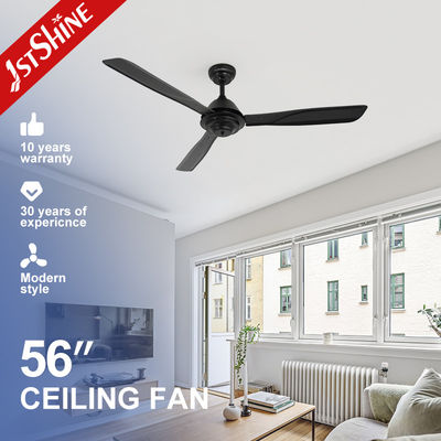 Patio fan de plafond industrielle de lame en métal de 52 pouces avec à télécommande