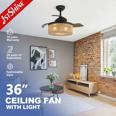 Ventilateur de plafond de petite taille de 36 pouces avec fonction d'éclairage LED à distance et de climatisation