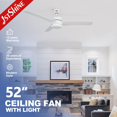 Bon prix 110-240V/50Hz-60Hz Ventilateur de plafond de 52 pouces avec télécommande et lames de bois de couleur OEM en ligne