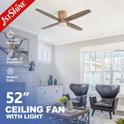 Bon prix Ventilateur de plafond LED à 4 lames de MDF à profil bas avec contrôle intelligent et CCT 3000K/4500K/6000K en ligne