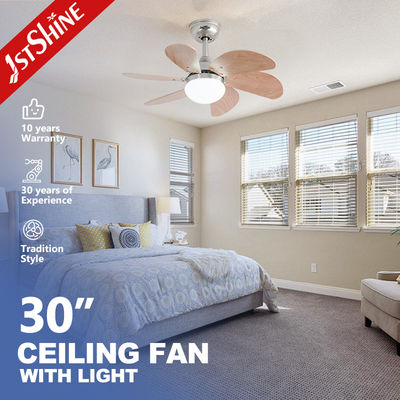 Ventilateur de plafond à 6 vitesses avec 6 lames en MDF et simple télécommande