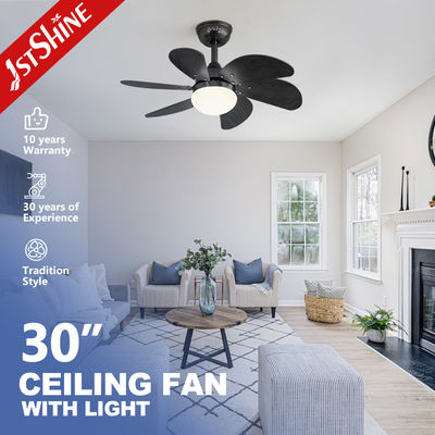 1er éclairage 6 lames Ventilateur de plafond avec télécommande et moteur à courant continu léger 2- 1er éclairage