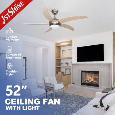Chaîne de traction 220V 5 lames MDF ventilateur de plafond à courant alternatif à grande ventilation pour la décoration de restaurant 2-