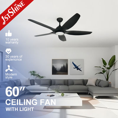 Service de solutions d'éclairage Ventilateur de plafond LED moderne de 60 pouces pour économiser de l'énergie dans la chambre