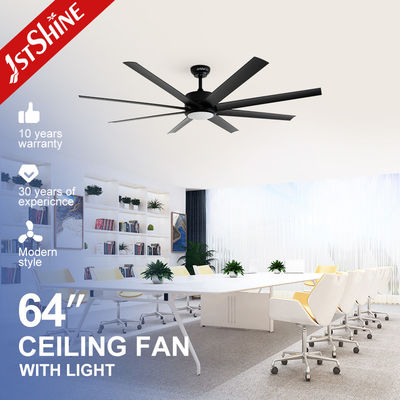 5 fans de plafond réversibles de moteur de C.C de vitesse avec les lumières et l'extérieur 64 pouces