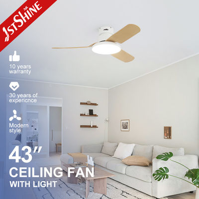 Bon prix Ventilateur de plafond à LED de style nordique avec 3 lames et une température de couleur de 6000k en ligne