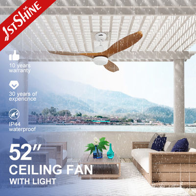 Fan de plafond menée en plastique de l'ABS IP44 imperméable extérieur à télécommande