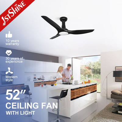 Ventilateur de plafond à lampes ABS de 52 pouces