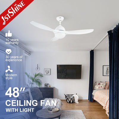 Certifié CCC 1stshine Blanc 220V moteur CC 5 vitesses télécommande ventilateur de plafond LED pour le bureau à domicile