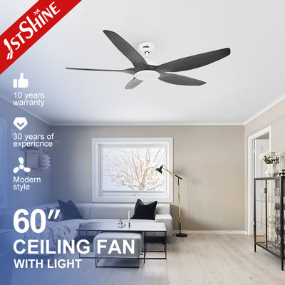 Ventilateur de plafond LED de 52 pouces à lame en plastique avec contrôle APP de lumière LED