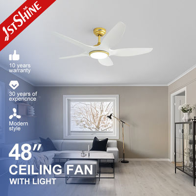 1stshine OEM Couleur Dimmable LED Light Ventilateur de plafond 5 lames moteur CC et télécommande