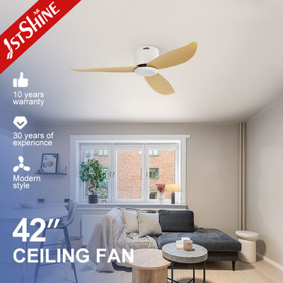 Ventilateur de plafond de 42 pouces / OEM monté à la chasse avec télécommande intelligente et 3 lames en plastique