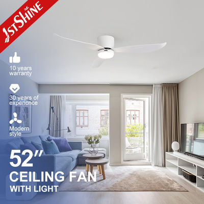 Ventilateur de plafond à LED de 52 pouces avec réglage de l'heure et contrôle intelligent