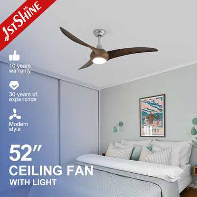 Bon prix Ventilateur de plafond de 52 pouces Sliver ABS Blades avec lumière LED et télécommande en ligne