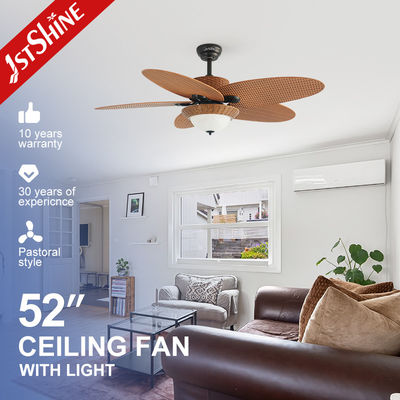 Bon prix Faible bruit 5 lames Ventilateur de plafond économe en énergie avec lumière LED Grand débit d'air en ligne