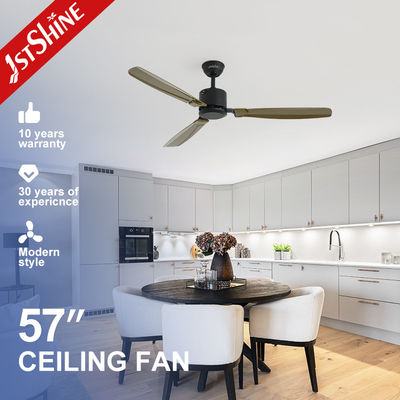 1stshine Ventilateur de plafond à faible bruit avec moteur en cuivre DC silencieux et télécommande à 6 vitesses