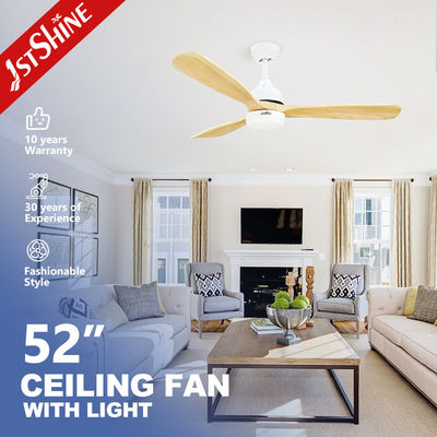 Bon prix Commande à distance de commutateur 52 pouces ventilateur de plafond LED avec 3 lames solides et lumières LED en ligne