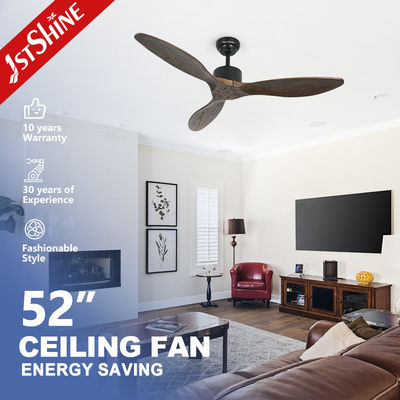 Ventilateur de plafond en bois pour chambre à coucher