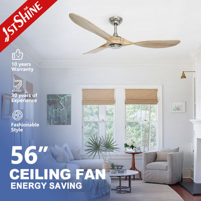 Bon prix 1stshine 56'' Ventilateur de plafond en bois avec énergie éolienne naturelle et économie d'énergie à grande vitesse en ligne