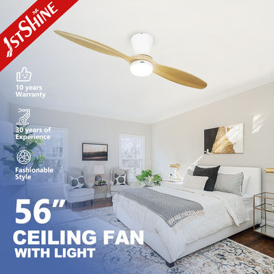 Ventilateur de plafond en bois massif de 56 pouces