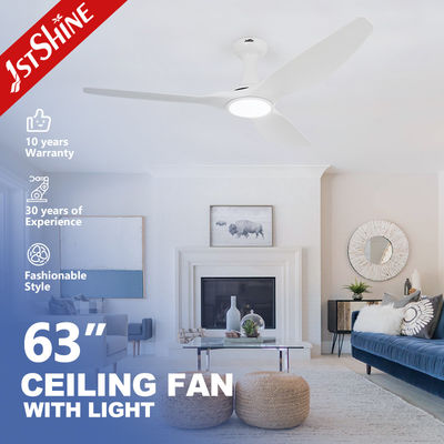 52/63 pouces ventilateur de plafond intelligent avec moteur CC contrôlé par télécommande et économe en énergie avec 3 lames en plastique