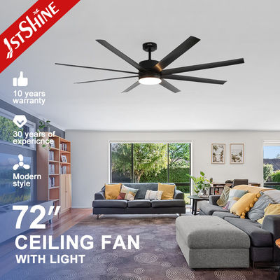 Ventilateurs de plafond à large débit d'air avec lampes et télécommande d'applications