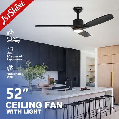 Bon prix Ventilateur de plafond à lames en bois CC 220V vintage, économie d'énergie, bruit réduit en ligne